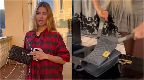 cutting up chanel bag|Russian Influencers Are Cutting Up Thei.